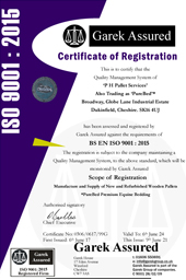 PHPALLETS ISO 9001 Certificate
